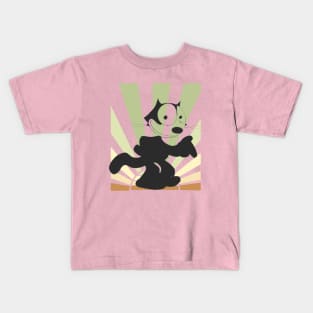 Felix The Cat Sunset Kids T-Shirt